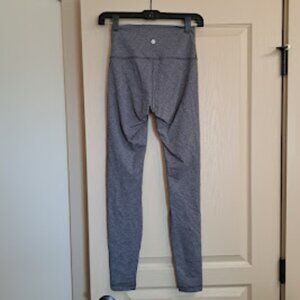 Women's Grey full length lululemon leggings size 4